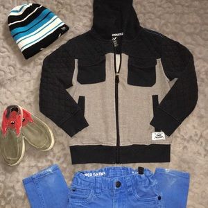 Shaun White Black & Gray Jacket sz XS 4-5